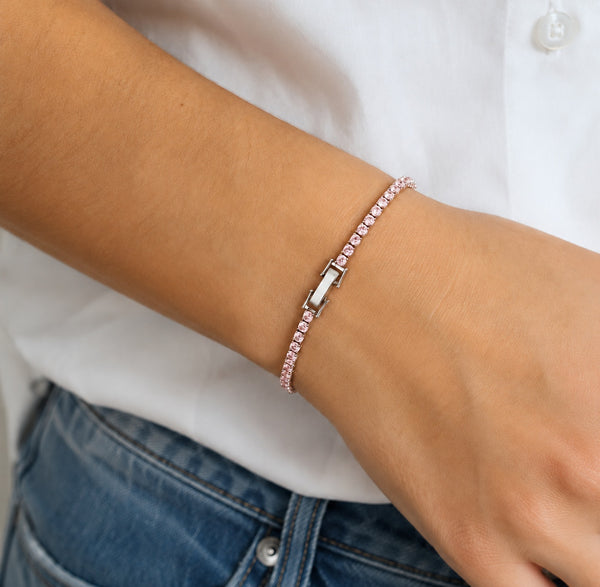 Pulseira Riviera Rosa Delicaté