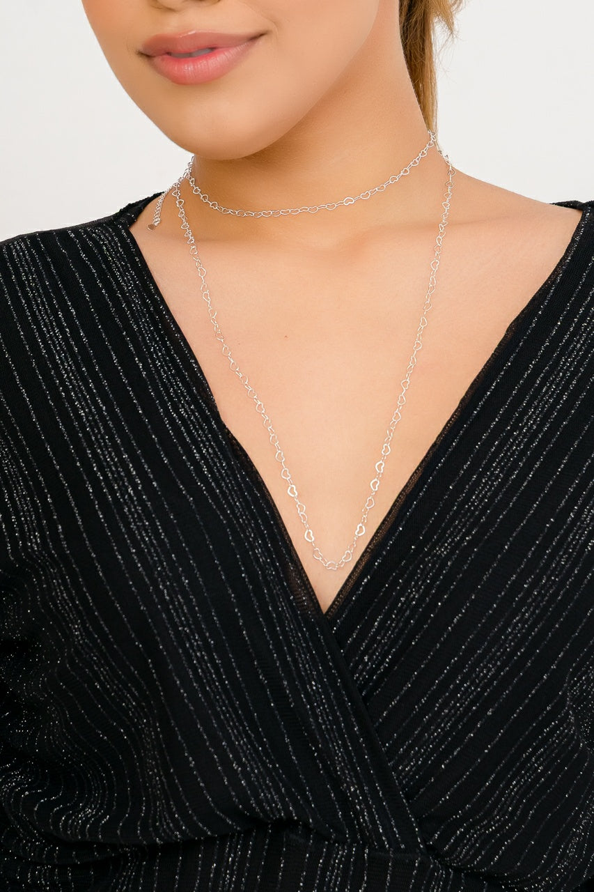 Conjunto Corações Entrelaçados