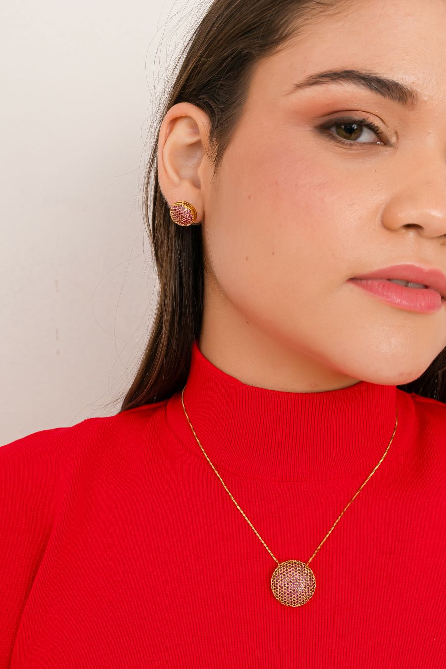 Conjunto Rosa Majestade