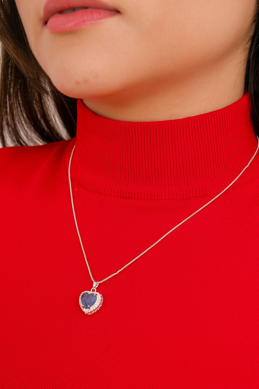 Conjunto Coração Safira