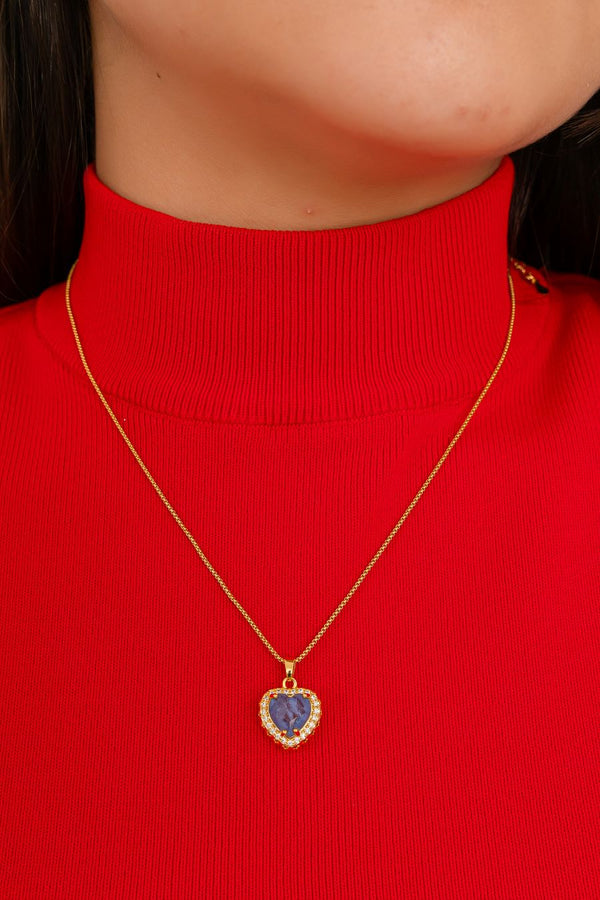 Conjunto Coração Safira