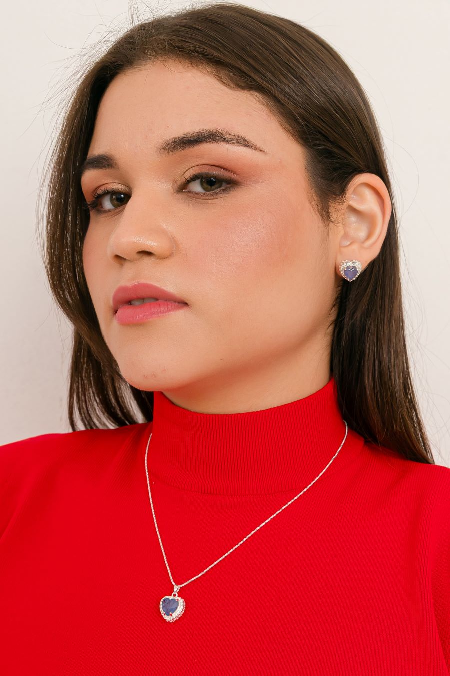 Conjunto Coração Safira