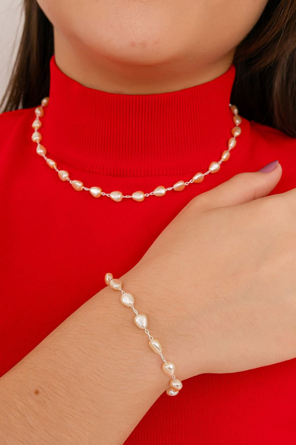 Conjunto Pérolas Classic Drop