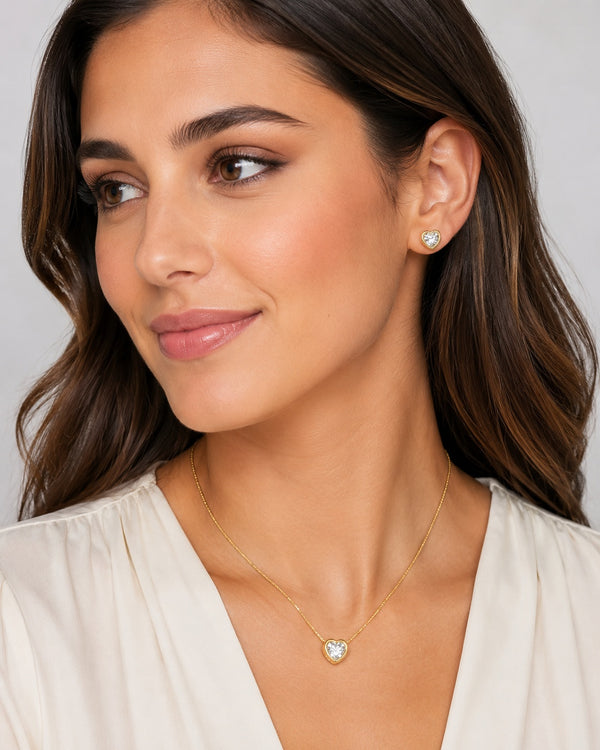Conjunto Ponto de Luz Coração Delicaté