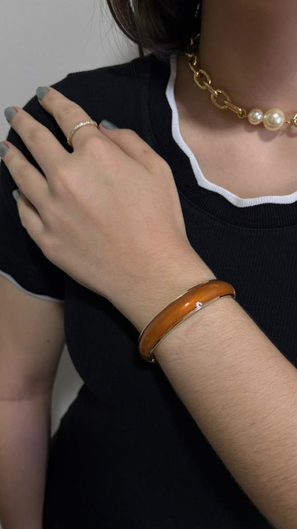 Bracelete resinado cores variadas