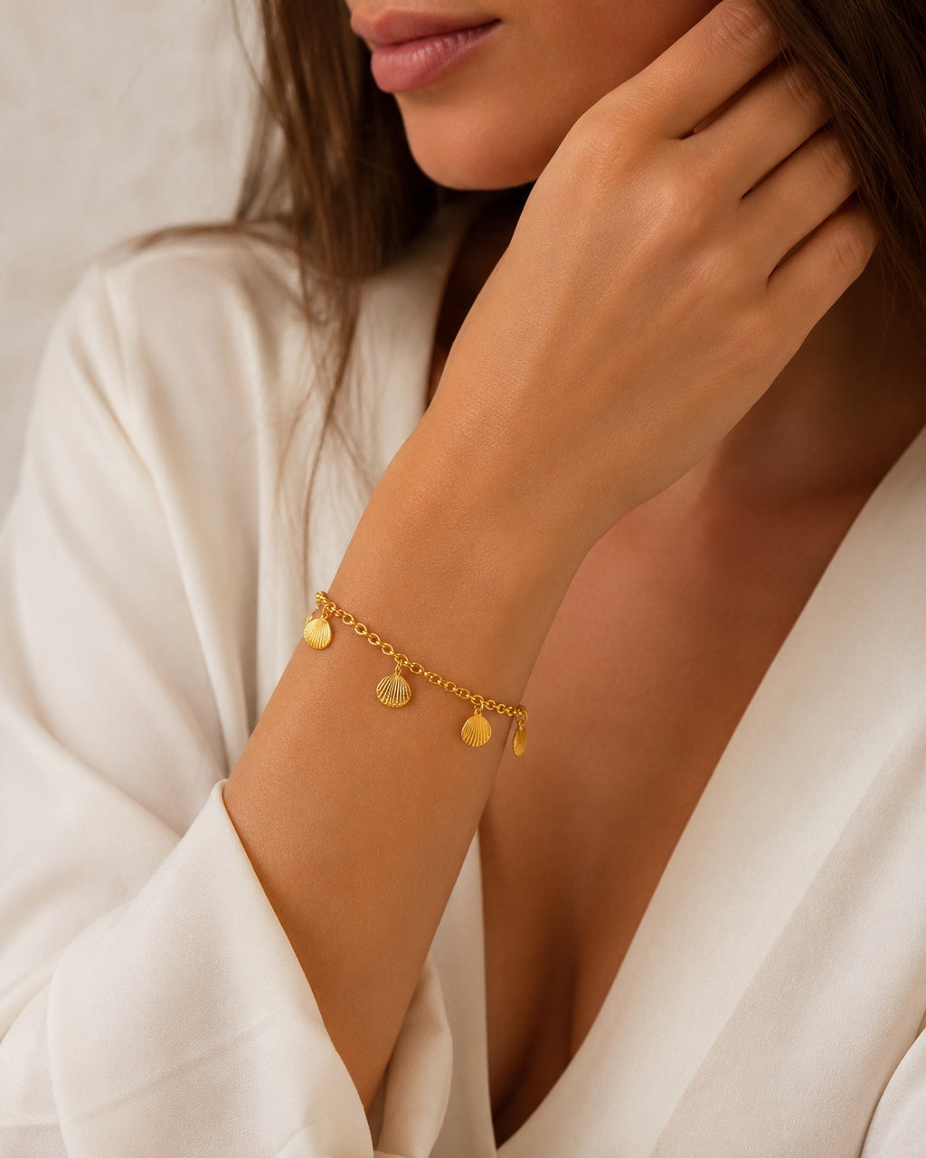 Pulseira Conchas Marinhas